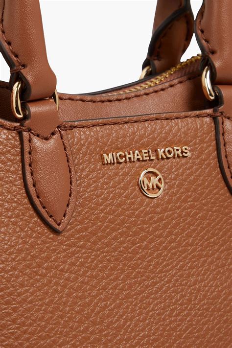 michael kors pebble leather handbags